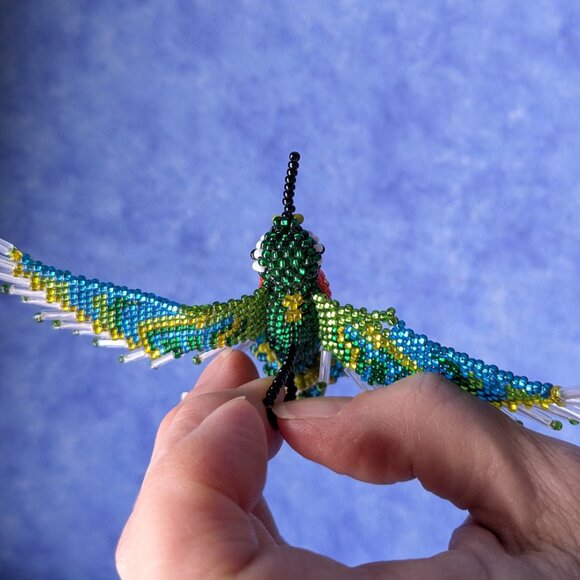 Beaded Hanging Hummingbird - Picture 7 of 7